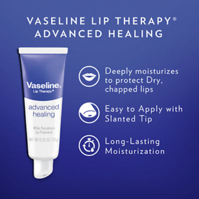 Vaseline Lip Therapy Lip Balm Tube Advanced Healing 0.35 oz