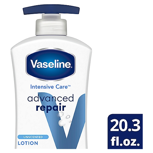 Vaseline Intensive Care Advanced Repair Unscented Lotion, 20.3 fl oz