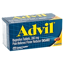 Advil Ibuprofen Pain Relief/fever Reducer Caplets, 200 Each