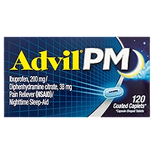 Advil PM Coated Caplets, 120 count