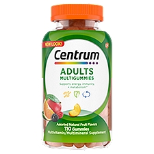 Centrum Multivitamin/Multimineral Supplement, MultiGummies Gummy Multivitamin for Adults, 110 Each