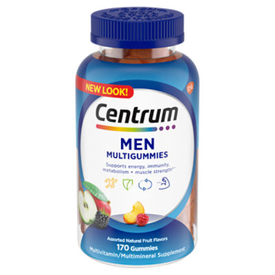 Centrum MultiGummies Gummy Multivitamin for Men, with Selenium