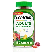 Centrum MultiGummies Gummy Multivitamin for Adults, Multivitamin/Multimineral Supplement - 180 Count
