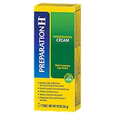 Preparation H Multi-Symptom Pain Relief with Aloe, Hemorrhoidal Cream, 0.9 Ounce