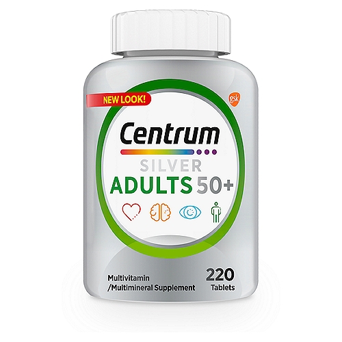 Centrum Silver Multivitamins for Adults, Multivitamin/Multimineral Supplement - 220 Count