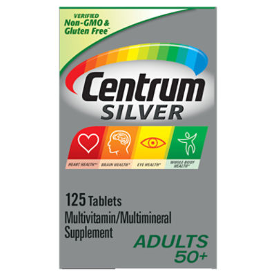 Centrum Silver Multivitamin for Adults 50 Plus, Multivitamin/Multimineral Supplement - 125 Count