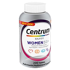 Centrum Silver Multivitamin for Women, Multivitamin/Multimineral Supplement, 200 Each