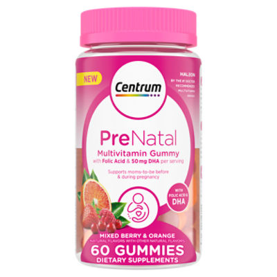 Centrum Prenatal Multivitamin Gummies - 60 Ct