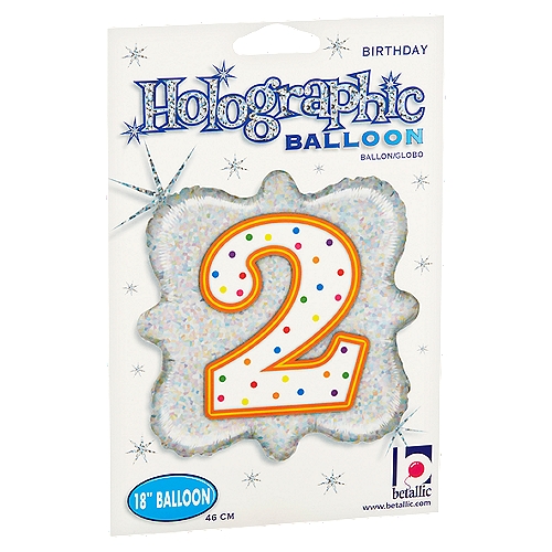 Betallic Birthday Holographic 18'' Balloon