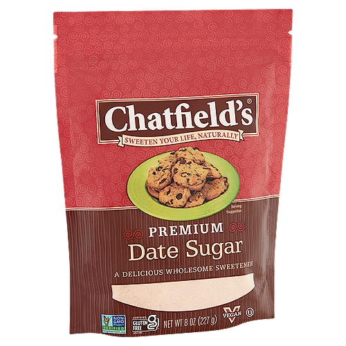 Chatfield's Premium Date Sugar, 8 oz