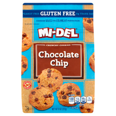 Mi-Del Gluten Free Chocolate Chip Crunchy Cookies, 8 oz