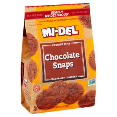 MiDel Swedish Style Chocolate Snaps Cookies, 10 oz Fairway