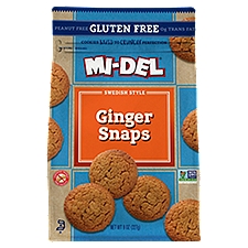 Mi-Del Gluten Free Swedish Style Ginger Snaps, 8 oz, 8 Ounce