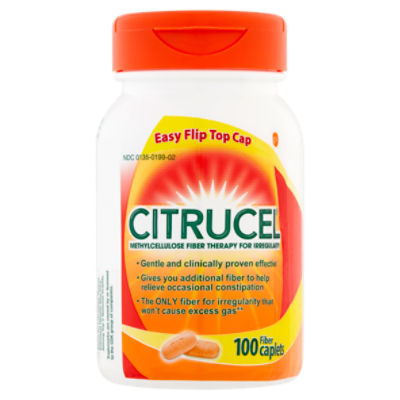 Citrucel Methylcellulose Fiber Therapy for Irregularity Fiber Caplets