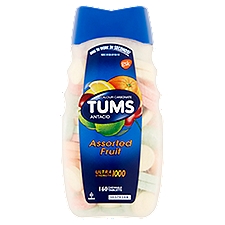 Tums Assorted Fruit Ultra Strength 1000, Chewable Tablets, 160 Each