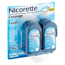 Gsk Nicorette Coated Ice Mint Lozenge, 2 mg, 20 count, 4 pack