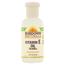 Sundown Naturals Pure Vitamin E-Oil 70000 IU, 2.5 Ounce