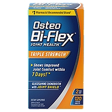 Osteo Bi-Flex Triple Strength Glucosamine Chondroitin Joint Shield Dietary Supplement, 120 count