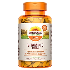 Sundown Vitamin C 1000mg, Ascorbic Acid, For Immune Health and Antioxidant Support, 133 Caplets
