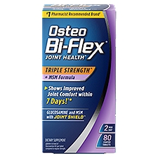 Osteo Bi-Flex Joint Health Triple Strength + MSM Formula Coated Tablets, 80 count