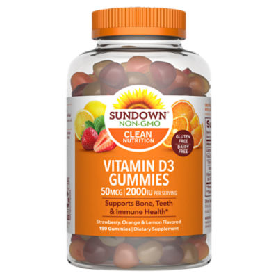 Sundown Vitamin D3, 150 Gummies