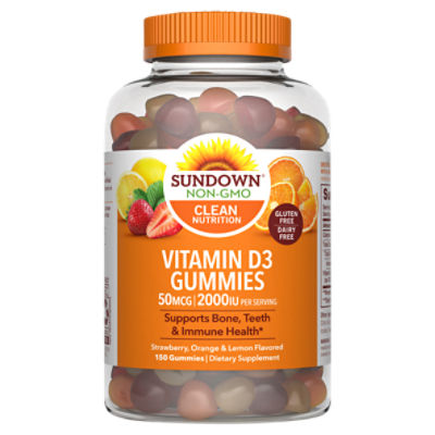 Sundown Vitamin D3, 150 Gummies, 150 Each