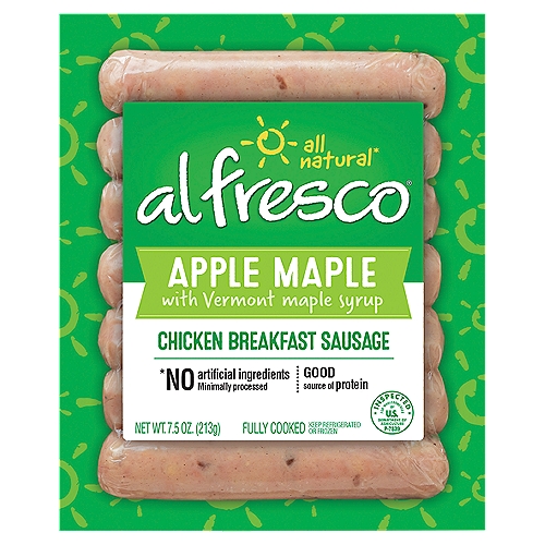 With Vermont maple syrup. No artificial ingredients. Good source of protein. (7.5 oz)