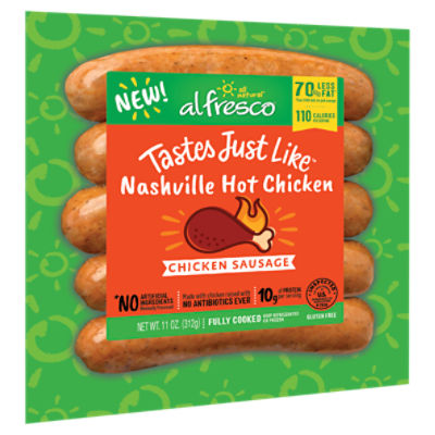 Al Fresco Nashville Hot Chicken Chicken Sausage 11 oz The Fresh