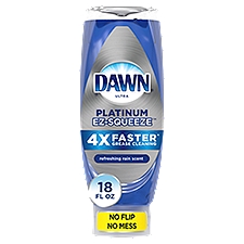 Dawn Ultra Platinum EZ-Squeeze Refreshing Rain Scent Dishwashing Liquid, 18 fl oz