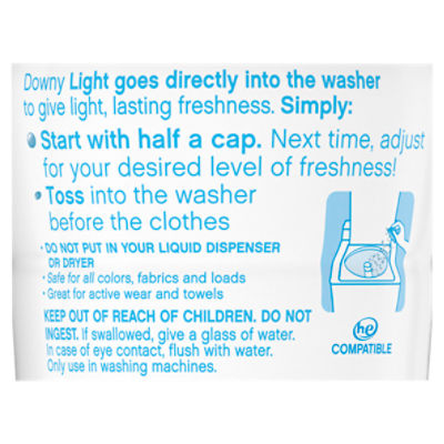 Downy Light Laundry Scent Booster Beads For Washer With No Heavy