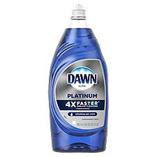 Dawn Platinum Refreshing Rain Scent, Dishwashing Liquid Dish Soap, 32.7 Fluid ounce