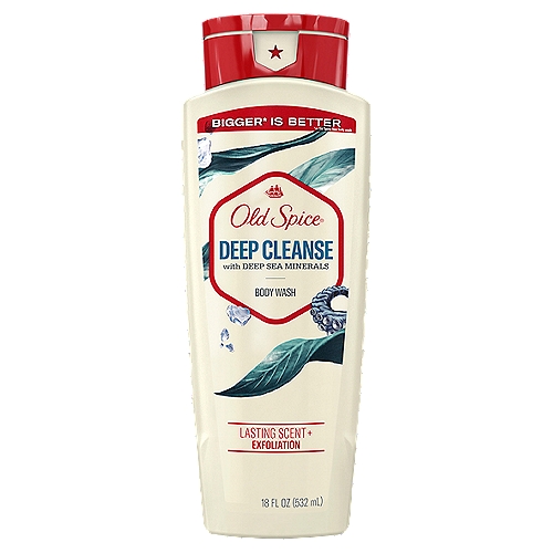 Old Spice Deep Cleanse with Deep Sea Minerals Body Wash, 18 fl oz