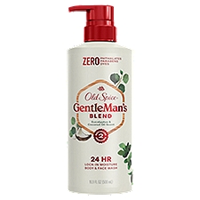 Old Spice GentleMan's Blend Men's Eucalyptus and Coconut Oil, Body Wash, 16.9 Fluid ounce