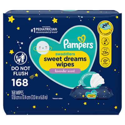 Pampers Lavender Scent Swaddlers Sweet Dreams, Wipes