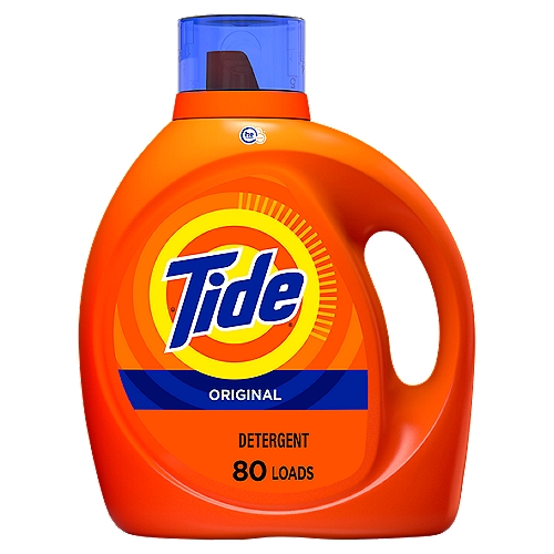 Tide Original Detergent, 80 loads, 115 fl oz liq