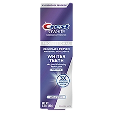 Crest 3D White Brilliance Ultra White Fluoride Anticavity Toothpaste, 3.0 oz
