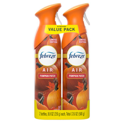Febreze Air Effects Odor-Fighting Air Freshener Pumpkin Patch, 8.8 oz. Aerosol Can, Pack of 2