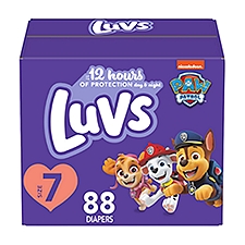 Luvs Pro Level Leak Protection Diapers Giant Pack, Size 7, Over 41 lbs, 88 count