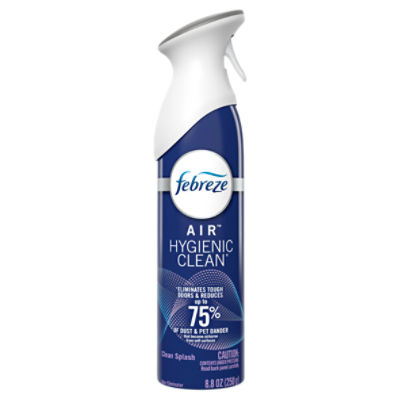 Febreze Air Odor Eliminator Clean Splash Air Freshener, 8.8 oz