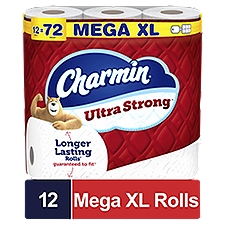 Charmin Ultra Strong Toilet Paper 12 Mega XL Rolls