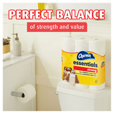 Charmin Essentials Strong Bathroom Tissue Mega Rolls, 6 count