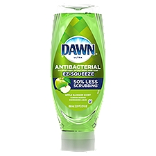 Dawn Antibacterial EZ-Squeeze Dishwashing Liquid Dish Soap,Apple Blossom Scent, 22 fl oz