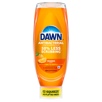 Dawn Antibacterial EZSqueeze Dishwashing Liquid Dish Soap,Orange Scent