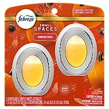Febreze Small Spaces Holiday Air Freshener Pumpkin Patch Scent, .25 fl. oz. each, Pack of 2