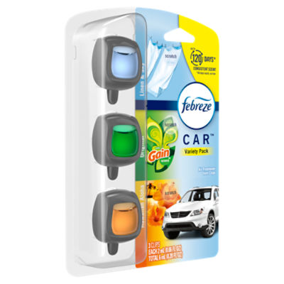 Febreze 0.06 oz. Gain Original Scent Car Vent Clip Air Freshener (2-Pack)  003077201109 - The Home Depot