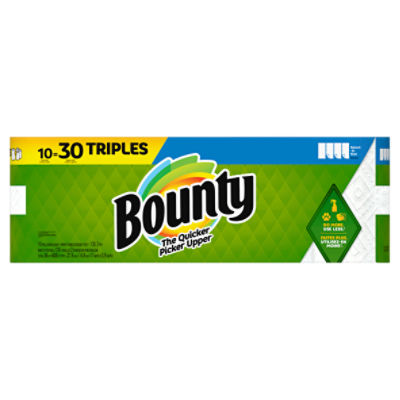 Bounty Select-A-Size White Triple Rolls Paper Towels, 10 count