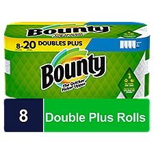 Bounty Select-A-Size White Paper Towels, 8 count