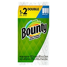 Bounty Select-A-Size Paper Towels, 1 Double Roll, White, 90 Sheets Per Roll, 90 Each
