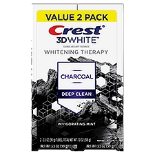Crest 3D Whitening Therapy Charcoal Toothpaste Value Pack, 3.5 oz, 2 count