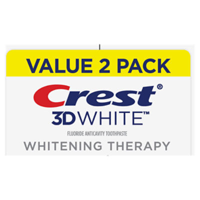 Crest 3D White Charcoal Teeth Whitening Toothpaste (Pack of 2), 2